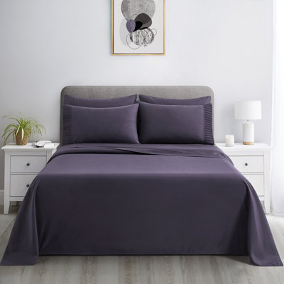 Purple sheets and pillowcases best sale